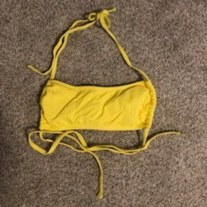 Yellow bikini top!